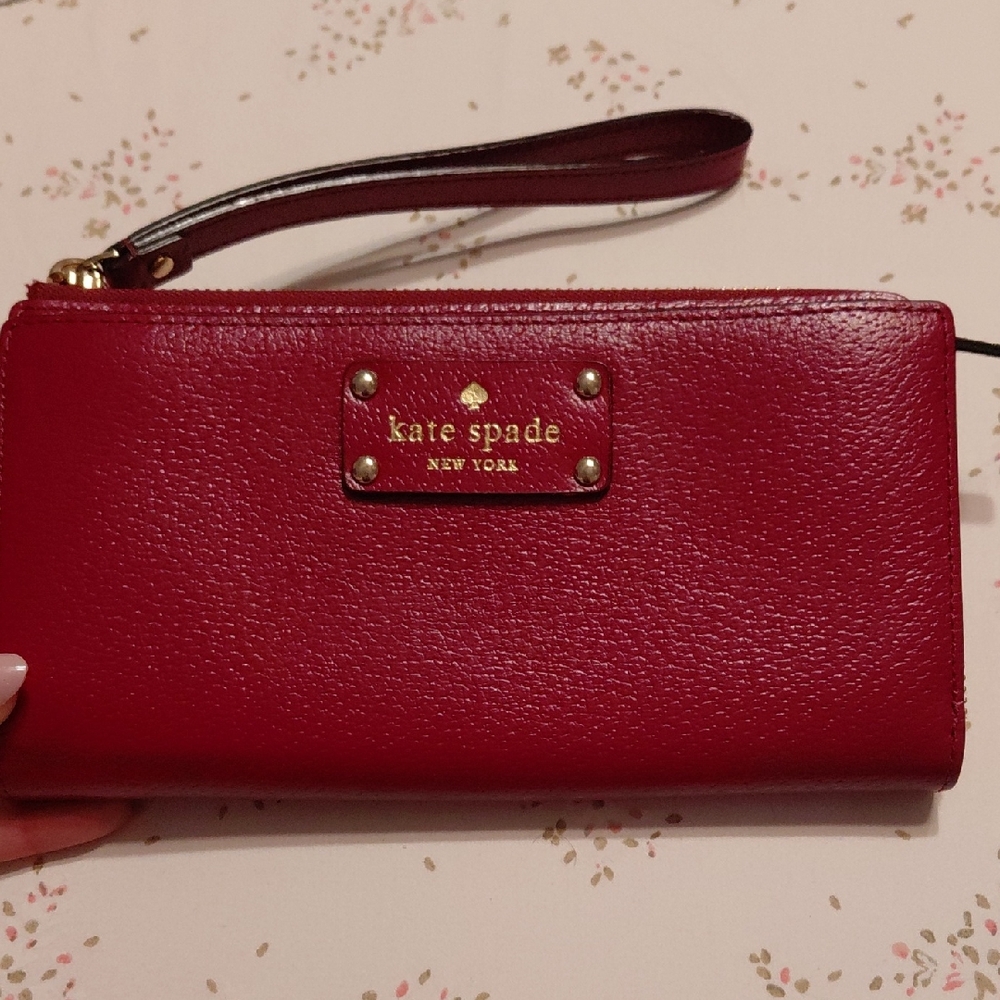 Kate Spade Cherry Red Wristlet